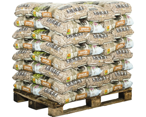 Palette mit Säcken Bio Granulat Drainage und Pflanzgranulat je 25 Liter