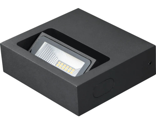Quadratische LED-Wandleuchte für den Aussenbereich