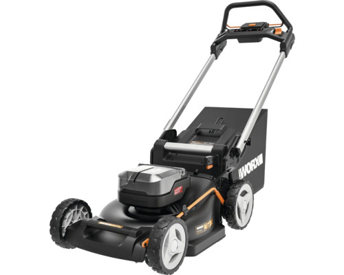 Akku Rasenmäher WORX Nitro WG749E.2 46cm inkl. 2 Akkus 20V, 5 Ah und Ladegerät Worx Akku-Rasenmäher