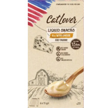 Catlover Flüssigsnack mit Käse und Taurin, 6er Packung