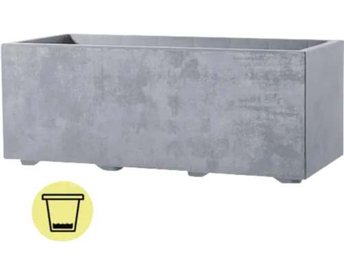 Rechteckiger Pflanzkasten mit Füßen