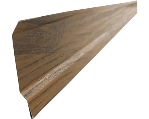 Start Fassadenprofil für Siding 0,45mm nussbaum, L=2 m Holzleiste