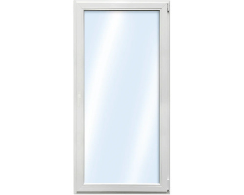 ARON Basic+ Kunststofffenster 1 Flügelig (Dreh-Kipp) 95x195 cm RAL 9016 verkehrsweiß DIN Rechts (Förderfähig)