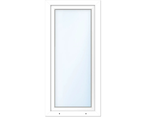 ARON Basic+ Kunststofffenster 1 Flügelig (Dreh-Kipp) ESG 70x170 cm RAL 9016 verkehrsweiß DIN Rechts (Förderfähig)