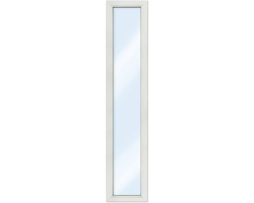 ARON Basic+ Kunststofffenster Festelement mit ESG ESG 40x160 cm RAL 9016 verkehrsweiß