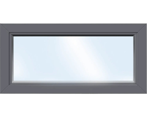 ARON Basic+ Kunststofffenster Festelement 200x100 cm RAL 7016 anthrazitgrau