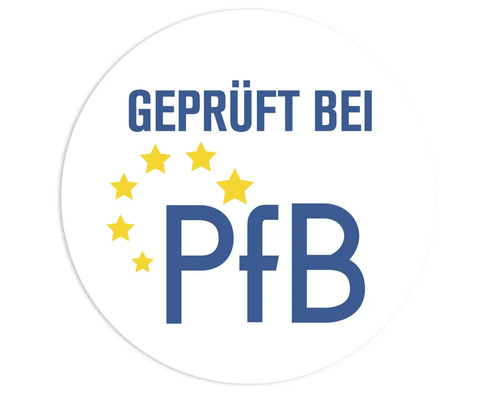 Geprüft bei PFB Zeichen