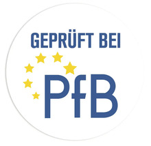 Geprüft bei PFB Zeichen
