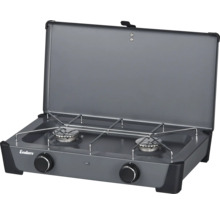 Tragbarer Gaskocher mit zwei Flammen und Abdeckung von Enders