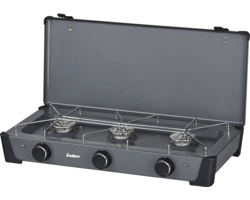 Enders Gaskocher mit drei Flammen und Deckel