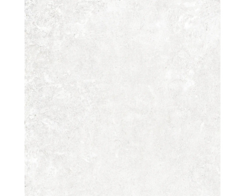 Feinsteinzeug Bodenfliese Grunge 60x60 cm weiß matt rektifiziert Antislip-Softoberfläche