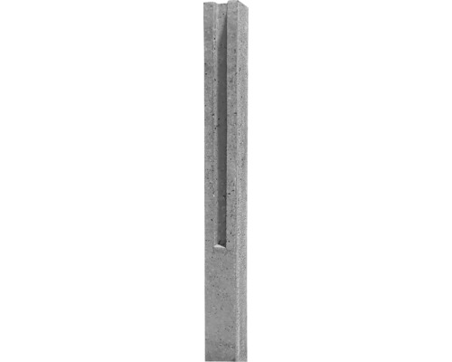 Betonpfosten mit Nut für Gartenzäune