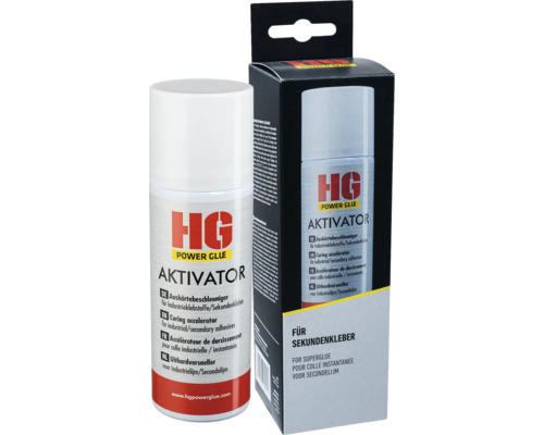 HG Power Glue Aktivator mit Verpackung für Sekundenkleber