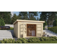 Gartenhaus Karibu Skandi 9 396 x 332 cm natur