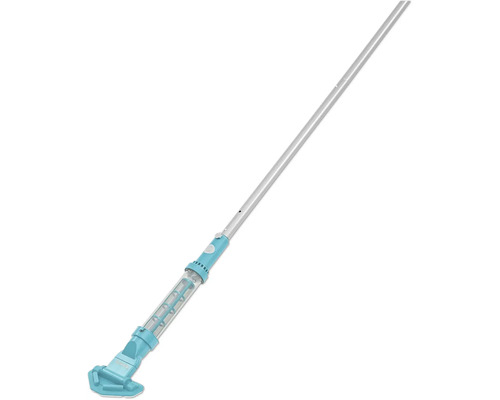 Poolreiniger mit Teleskopstange zur Schwimmbadreinigung