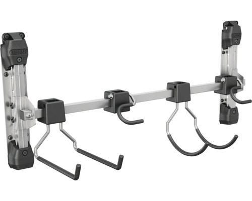 Wandhalterung mit Haken zur Aufbewahrung von Werkzeugen und Geräten