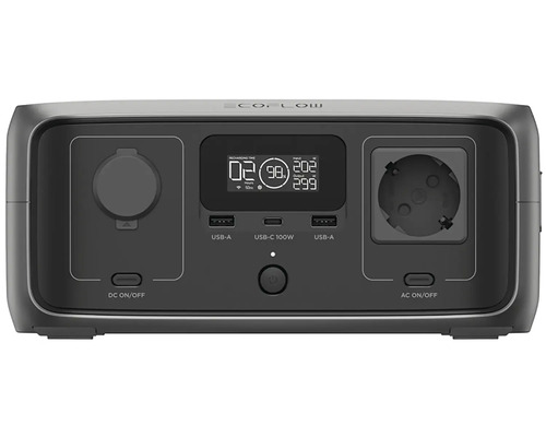 Ecoflow Powerstation mit USB A und USB C Anschlüssen