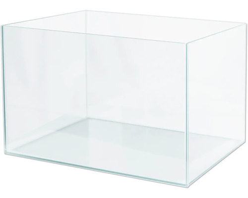 Leeres Glasaquarium