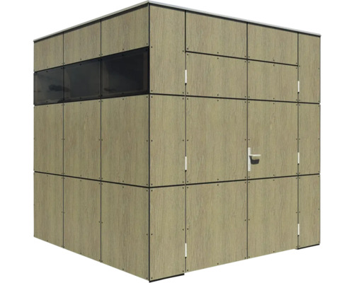 Gartenhaus mit Fenster und Tür