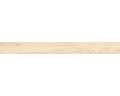 Feinsteinzeug Sockelfliese Firenze oak light 7,3x60 cm Helle Fliese in Holzoptik