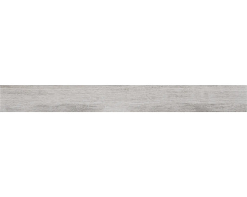 Feinsteinzeug Sockelfliese Firenze oak grey 7,3x60 cm Holzoptik Bodenfliese