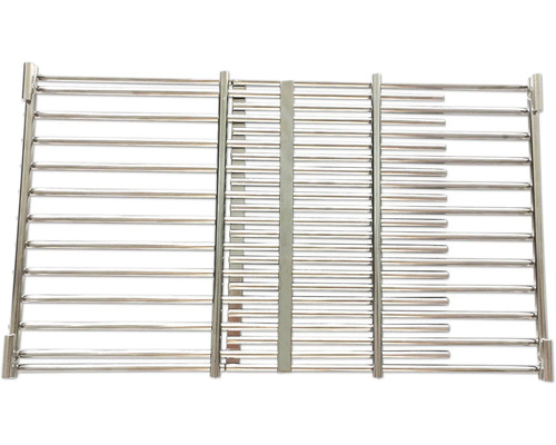 Handtuchwärmer aus Edelstahl mit mehreren horizontalen Stangen