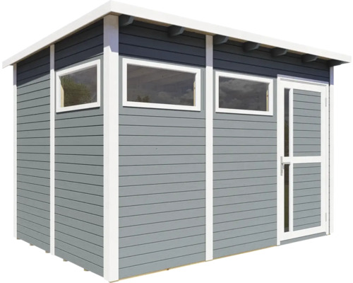 Gartenhaus mit Fenster und Tür