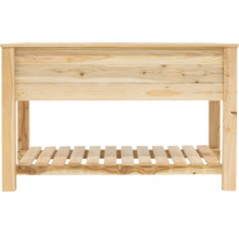 Holzwaschtischunterschrank mit Ablage