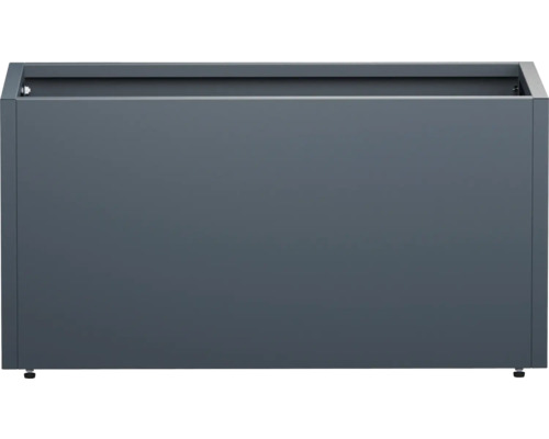 Rechteckiger Pflanzkasten aus Metall