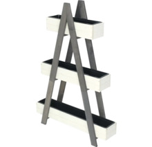 Pflanzenständer mit drei Pflanzkästen aus Holz