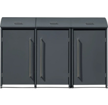 Mülltonnenbox für drei Mülltonnen