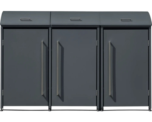 Mülltonnenbox für drei Mülltonnen