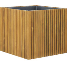 Pflanzkübel Akustikpaneele 44,5 x 44,5 x 42,5 cm Akazienholz