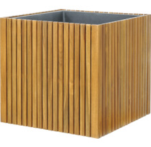 Pflanzkübel Akustikpaneele 44,5 x 44,5 x 42,5 cm Akazienholz