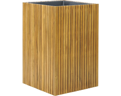 Pflanzkübel Akustikpaneele 44,5 x 44,5 x 70 cm Akazienholz