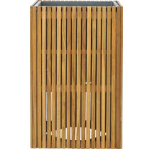 Pflanzkübel Akustikpaneele 44,5 x 44,5 x 70 cm Akazienholz