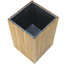Pflanzkübel Akustikpaneele 44,5 x 44,5 x 70 cm Akazienholz