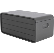 Aufbewahrungsbox aus Kunststoff mit Deckel und Griffen