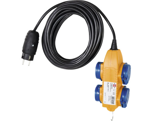 Mehrfachsteckdose mit Kabel für den Außenbereich