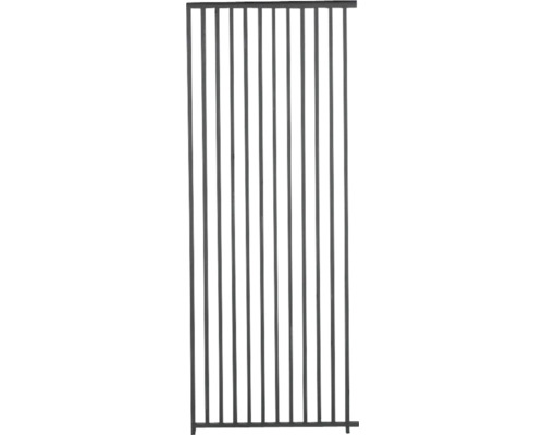 Metallzaun mit vertikalen Stäben