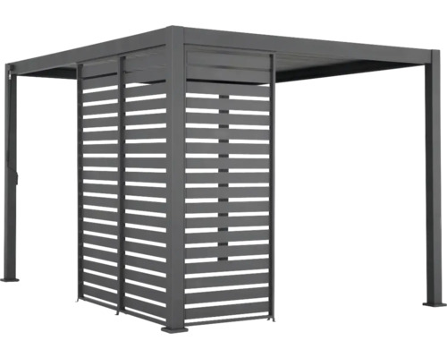 Pavillon mit Lamellenwand