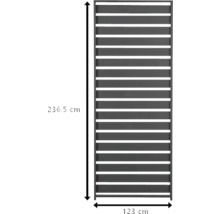 Zaunelement mit den Maßen 236,5 cm mal 123 cm