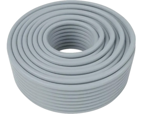 Graues Elektrokabel auf einer Rolle