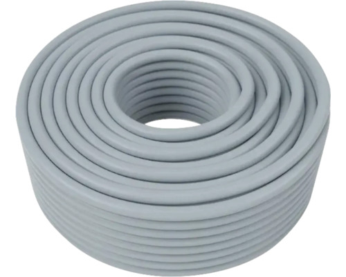 Gerollte graue Elektroleitung