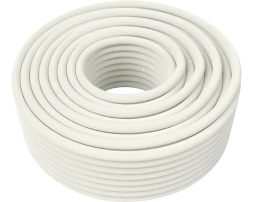 Weiße Mantelleitung auf Rolle