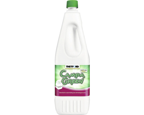 Sanitärflüssigkeit Thetford für Campintoilette 2 l Citronenduft Thetford Campa Green Sanitärflüssigkeit für Fäkalientank