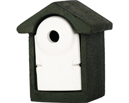 Vogelhaus aus Holzbeton mit Einflugloch