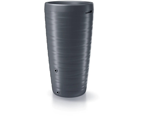 Regentonne mit Wasserhahnanschluss zur Gartenbewässerung