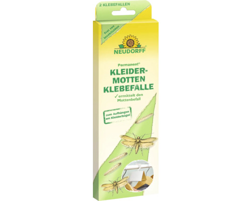 Mottenfalle Neudorff Permanent Kleidermotten Klebefalle 2 Stk.