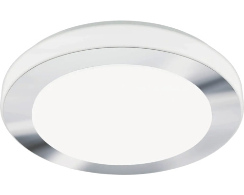 Runde Deckenleuchte aus Kunststoff und Metall